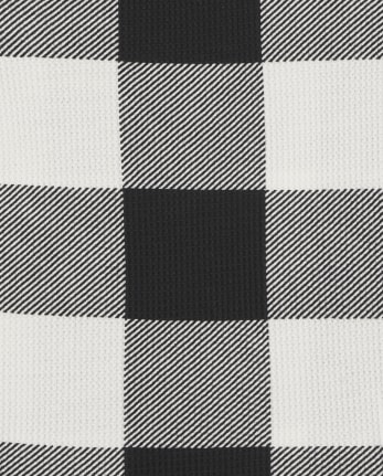 Kids Matching Family Thermal Buffalo Plaid Snug Fit Cotton Pajamas